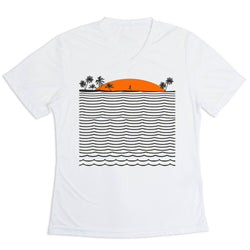 Women's Short Sleeve Tech Tee - Chasing Sunsets
