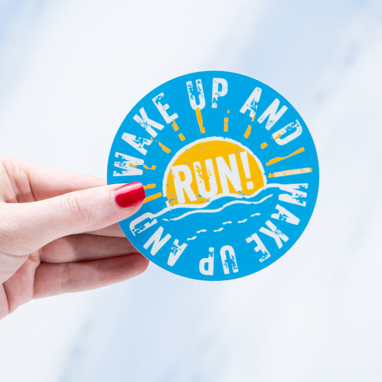 GFAR Running Sticker - Wake Up And Run
