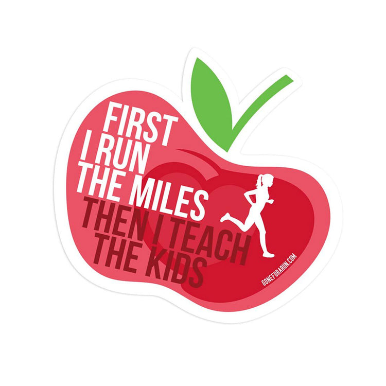 GFAR Running Sticker - Then I Teach The Kids
