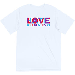 Men's Running Short Sleeve Performance Tee - Love Hate Running