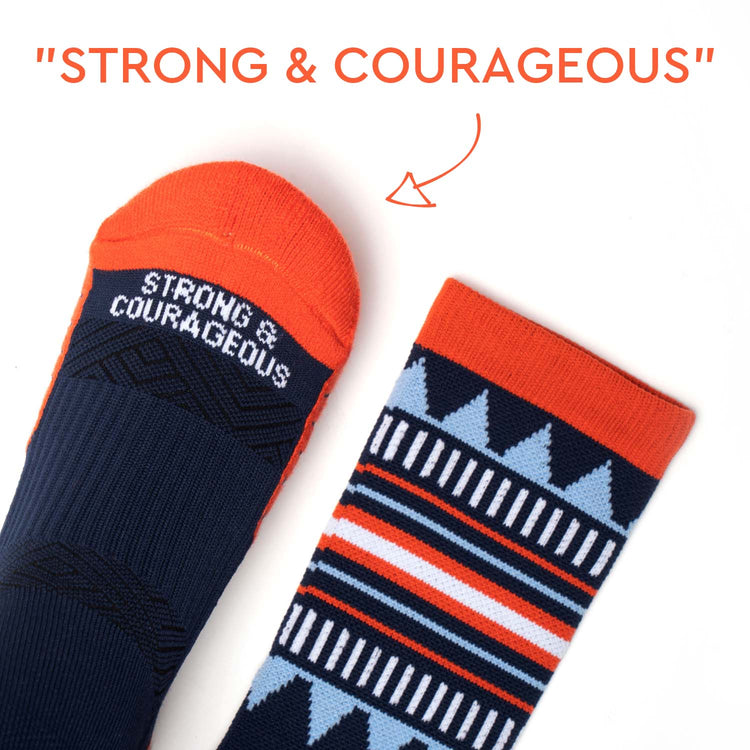 Socrates® Mid-Calf Performance Socks - Strong & Courageous