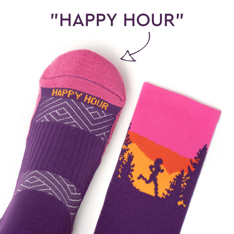 Socrates® Mid-Calf Performance Socks - Happy Hour
