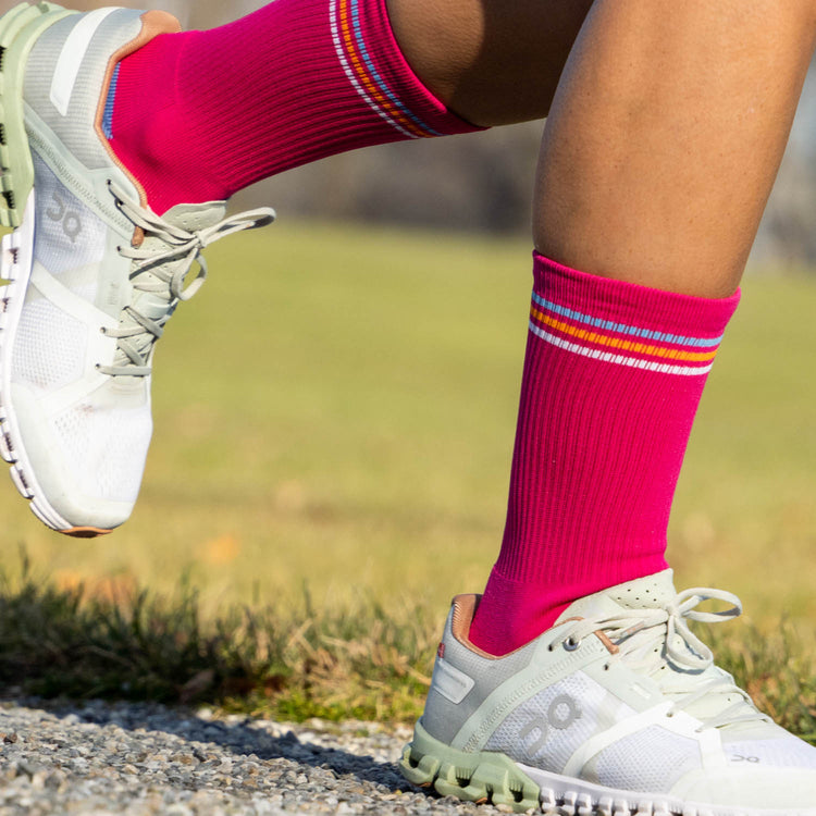 Socrates® Mid-Calf Performance Socks - She Believed She Could