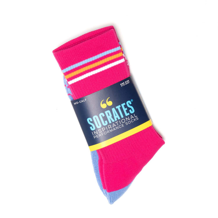 Socrates® Mid-Calf Performance Socks - She Believed She Could