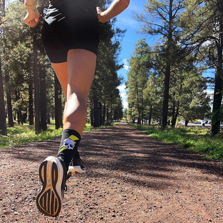 Socrates® Mid-Calf Performance Socks - Bad Ass (Black)