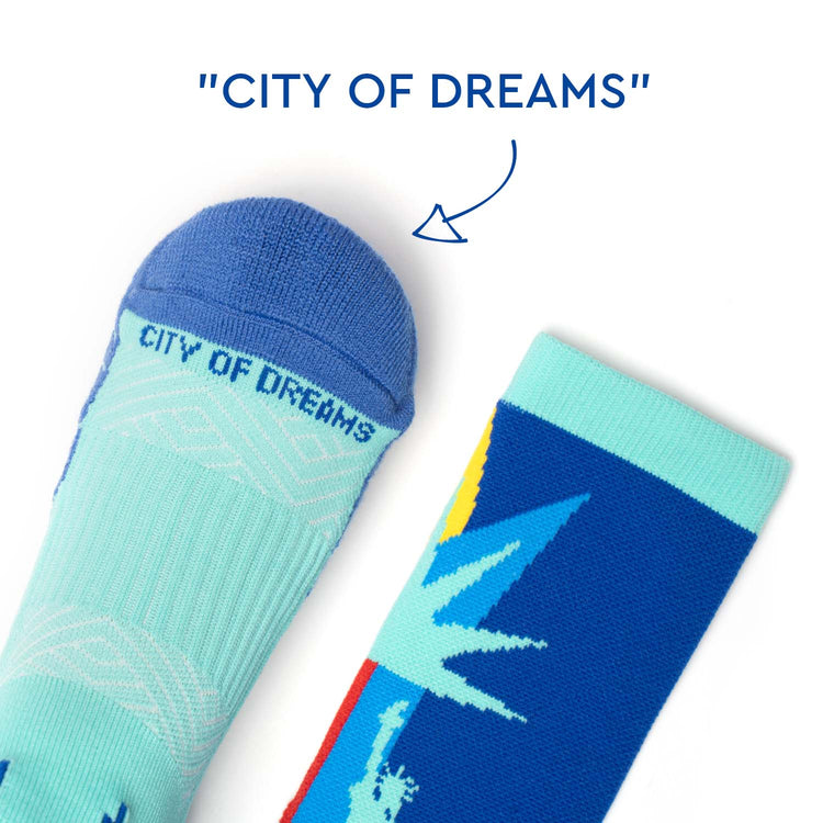 Socrates® Mid-Calf Performance Socks - City Of Dreams