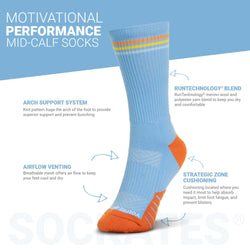 Socrates® Mid-Calf Performance Socks - You're Awesome
