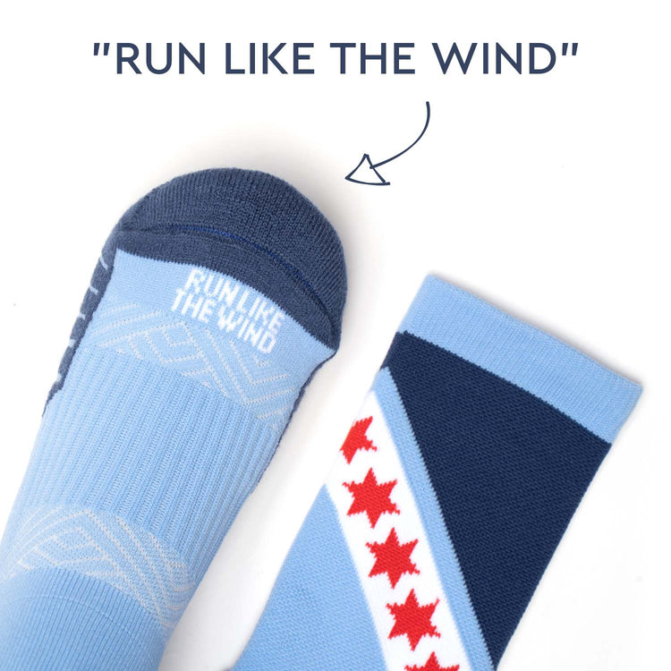 Socrates® Mid-Calf Performance Socks - Run Like The Wind