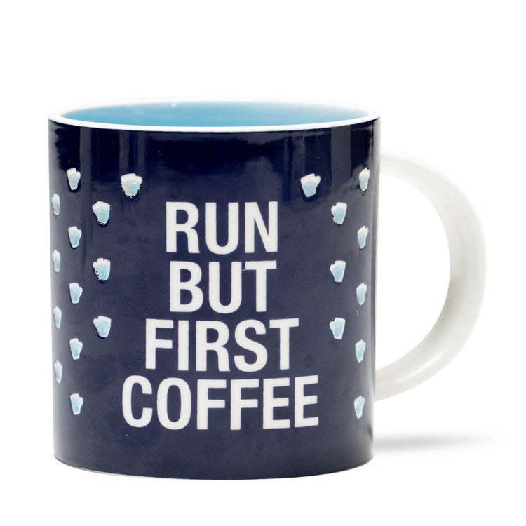 GFAR Soleil Home™ Running Porcelain Mug - Run but First Coffee