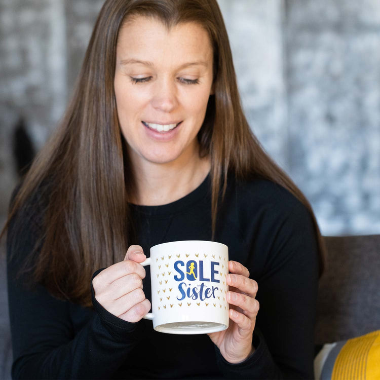 Soleil Home™ Running Porcelain Mug - Sole Sister