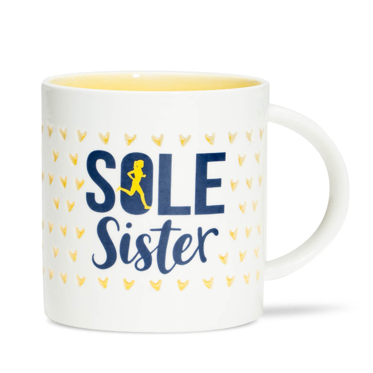 Soleil Home™ Running Porcelain Mug - Sole Sister