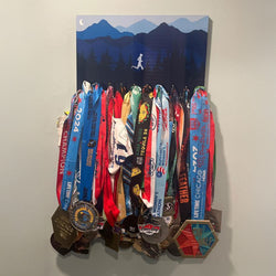 Running Large Hooked on Medals Hanger - Run Your Terrain