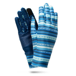 Performance Gloves - Blue Aztec