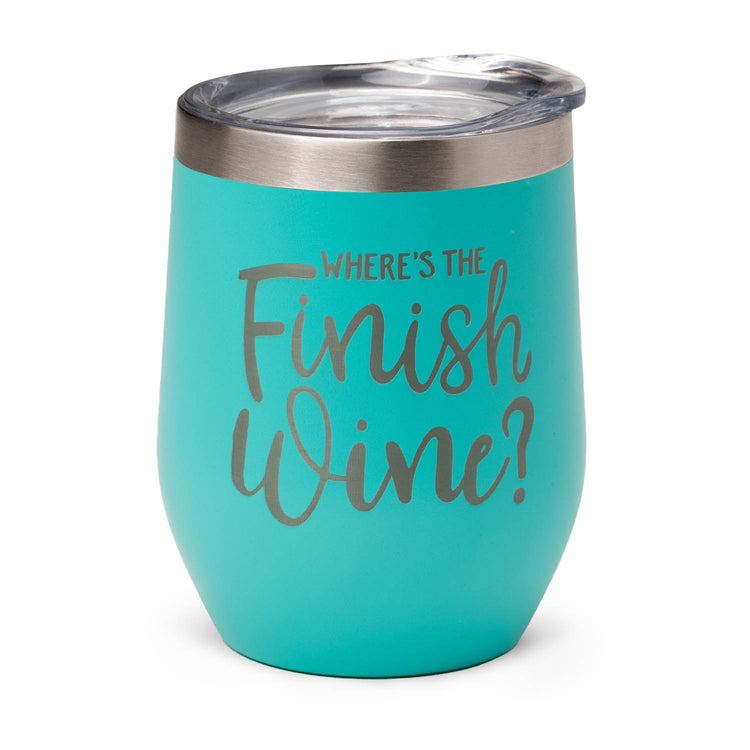 GFAR Running Travel Wine Tumbler - Where's The Finish Wine?