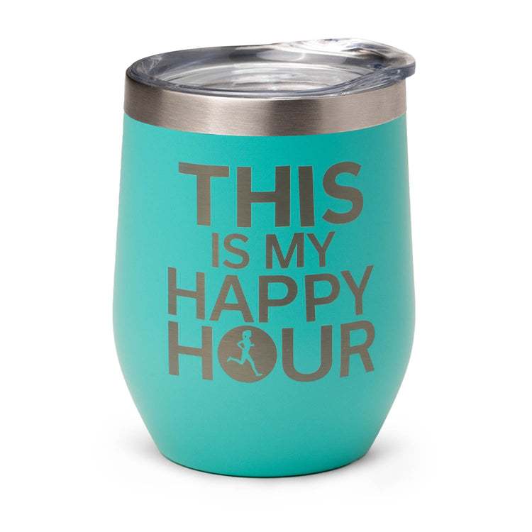 GFAR Running Travel Wine Tumbler - This is My Happy Hour