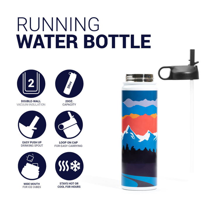 RunTechnology® Water Bottle - Mountain Call