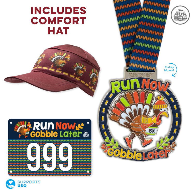 Virtual Race - Run Now Gobble Later® 5K Hat (2021)