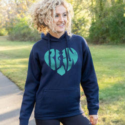 Statement Fleece Hoodie -  Love The Run