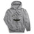 Statement Fleece Hoodie - Life's Short Run Long (Mountains) [Adult Small/Gray] - SS