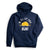 Statement Fleece Hoodie -  Wake Up And Run [Adult Large/Navy] - SS