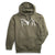Statement Fleece Hoodie -  Run Heart [Olive/Adult Medium] - SS