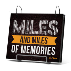 BibFOLIO® Race Bib Album - Miles Of Memories