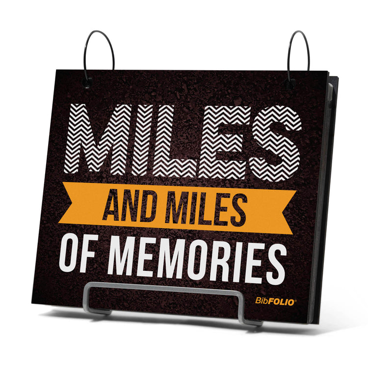 BibFOLIO® Race Bib Album - Miles Of Memories