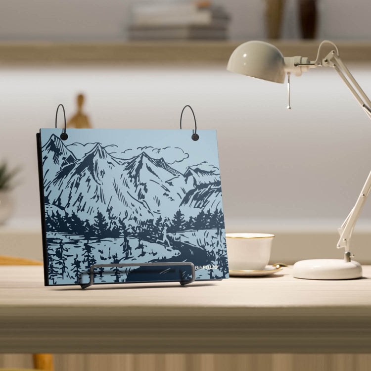 BibFOLIO® Race Bib Album - Mountain Sketch