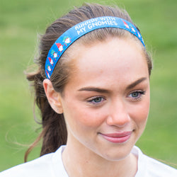 GFAR Athletic Juliband Non-Slip Headband - Running with My Gnomies - Christmas