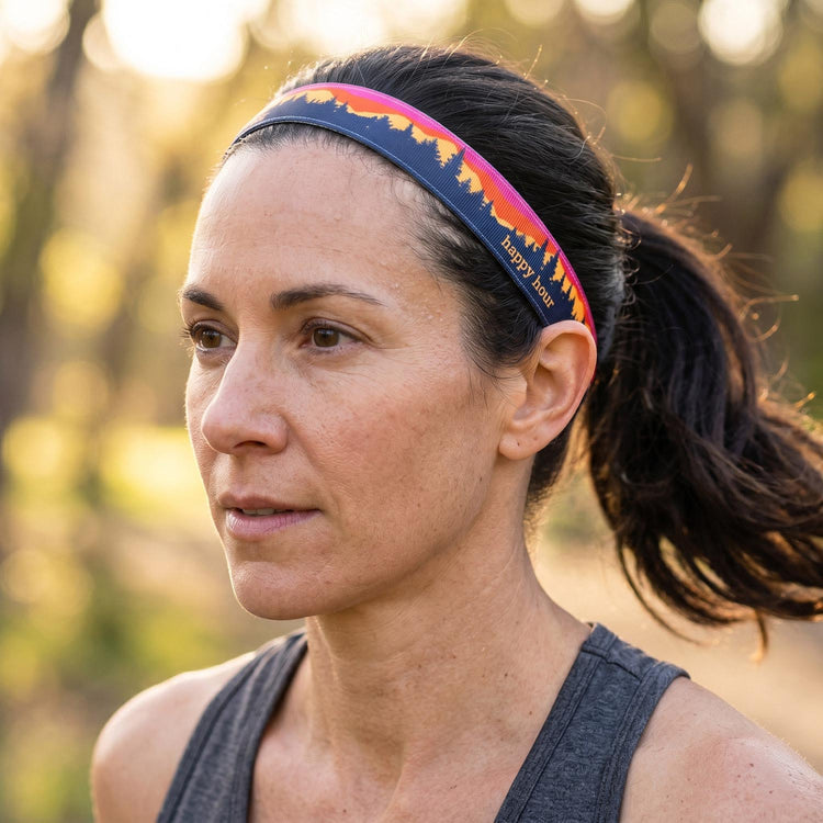 Athletic Juliband Non-Slip Headband - Happy Hour