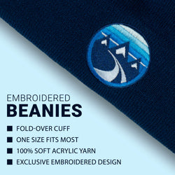 Running Embroidered Beanie - Run Club