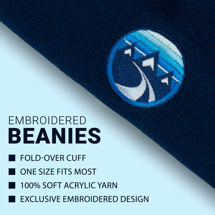 Running Embroidered Beanie - Run Club