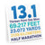 Running Canvas Wall Art - Math Miles 13.1