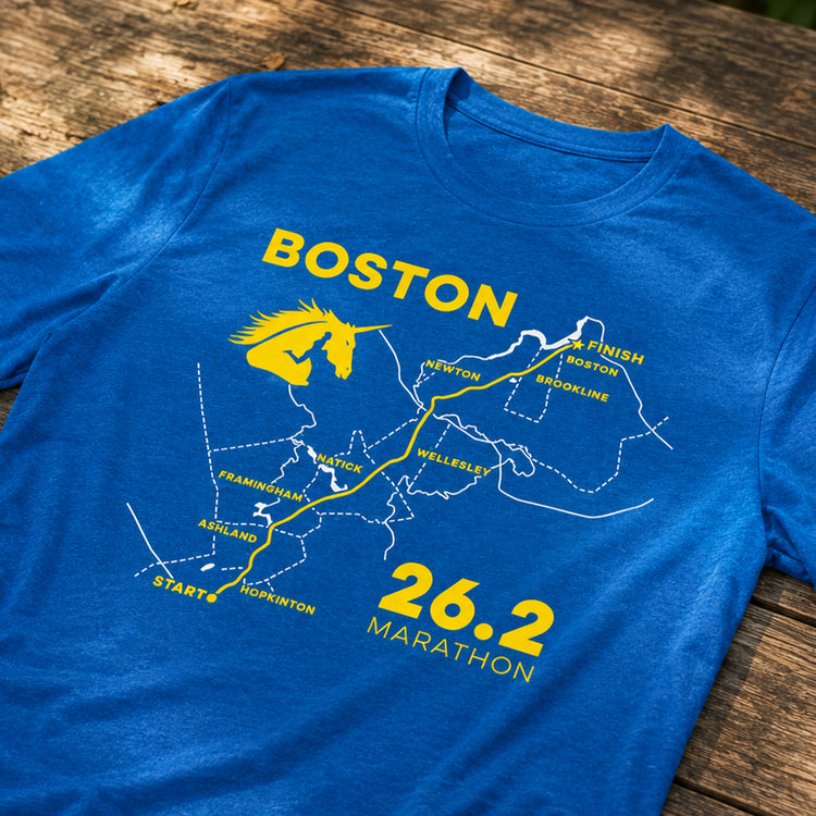 Running Short Sleeve T-Shirt - Boston Route