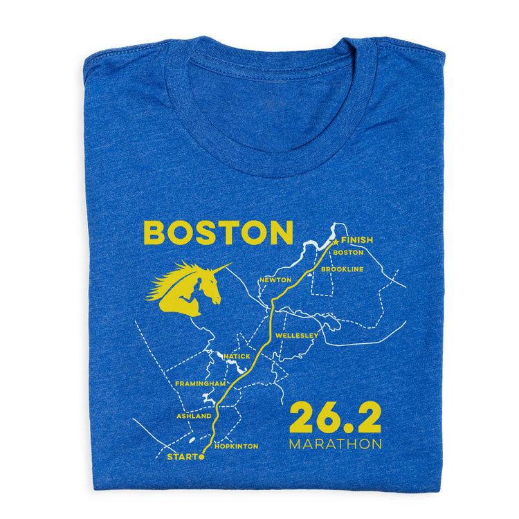 Running Short Sleeve T-Shirt - Boston Route