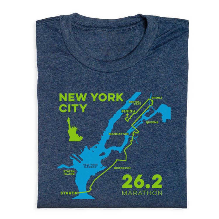 Running Short Sleeve T-Shirt - New York City Route