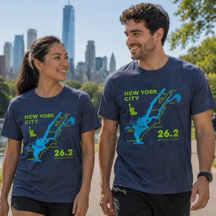 Running Short Sleeve T-Shirt - New York City Route