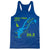 Women's Racerback Performance Tank Top - New York City Route [Adult Medium/Royal] - SS