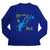 Women's Long Sleeve Tech Tee - New York City Route [Adult X-Small/Royal] - SS