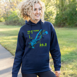 Statement Fleece Hoodie - New York City Route