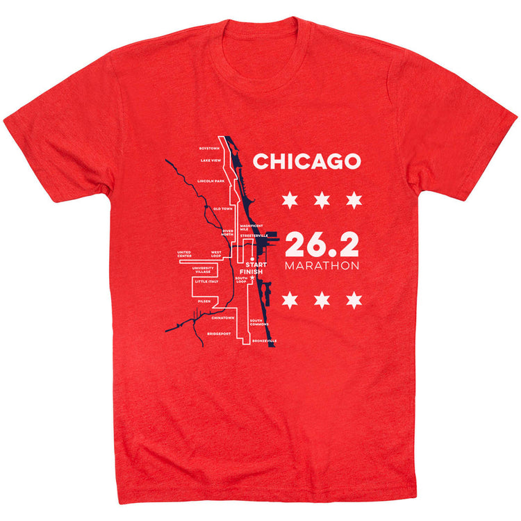 Running Short Sleeve T-Shirt - Chicago Route
