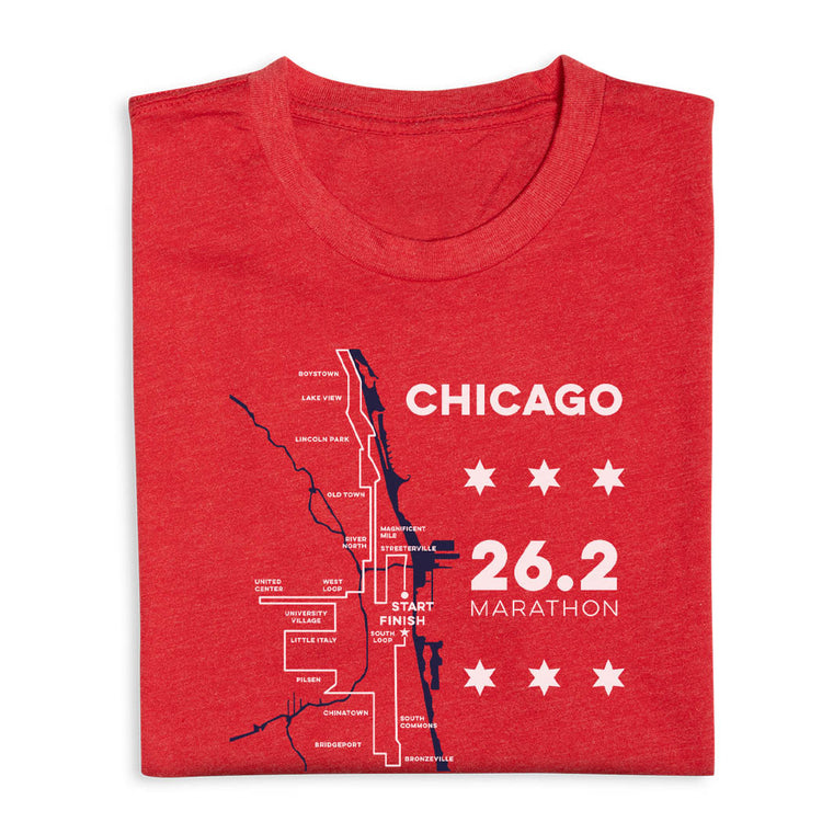 Running Short Sleeve T-Shirt - Chicago Route