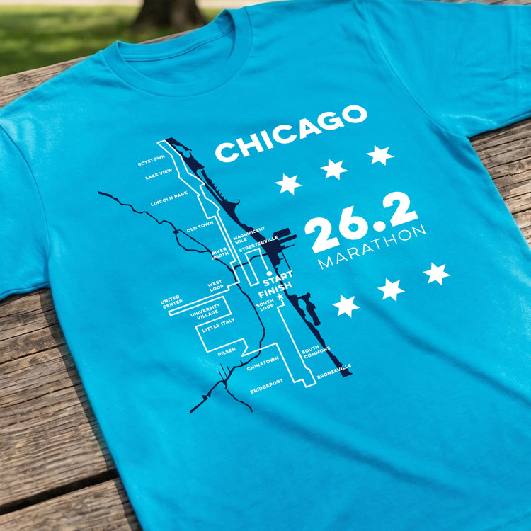 Running Short Sleeve T-Shirt - Chicago Route