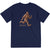 Men's Running Short Sleeve Performance Tee - Trail Running Champ [Adult X-Small/Navy] - SS