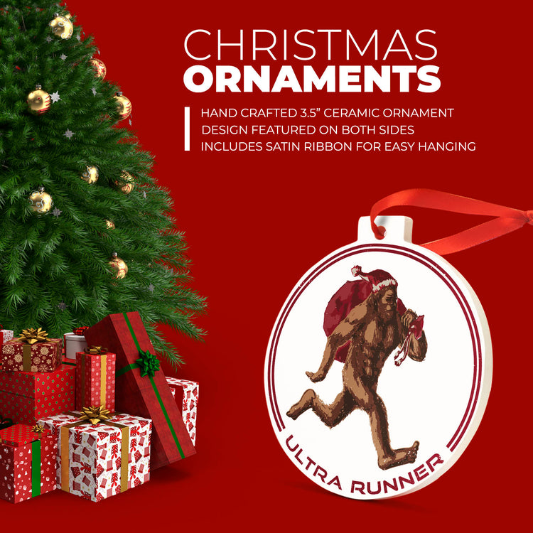 GFAR Running Round Ceramic Ornament - Ultra Runner