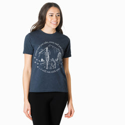 Running Short Sleeve T-Shirt - Every Road You Take [Navy/Adult Large] - SS