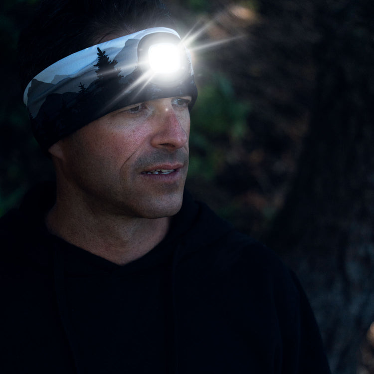 Running LED Lighted Performance Headband - Mountain Call