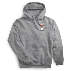 Statement Fleece Hoodie - I Run Arkansas [Gray/Adult Medium] - SS