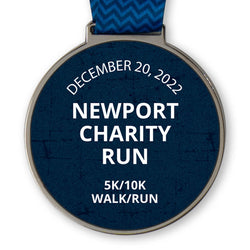 Round Circle Custom Virtual Race Medal