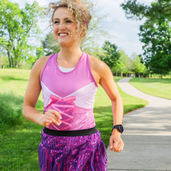 Long Hair Runner Running Outfit